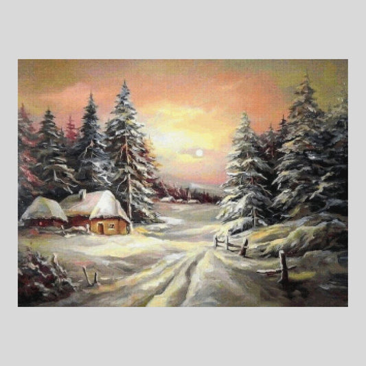 Snowy Country - Diamond Painting