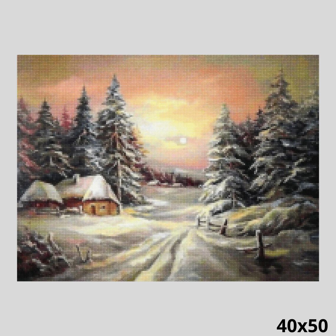 Snowy Country 40x50 - Diamond Painting