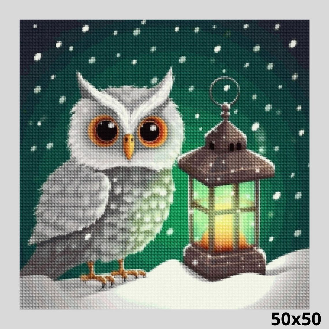 Snowy Owl 50x50 Diamond Painting