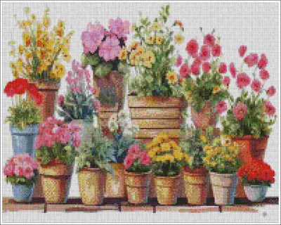 So Many Flowers - Diamond Art
