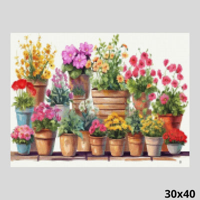 So Many Flowers 30x40 Diamond Painting
