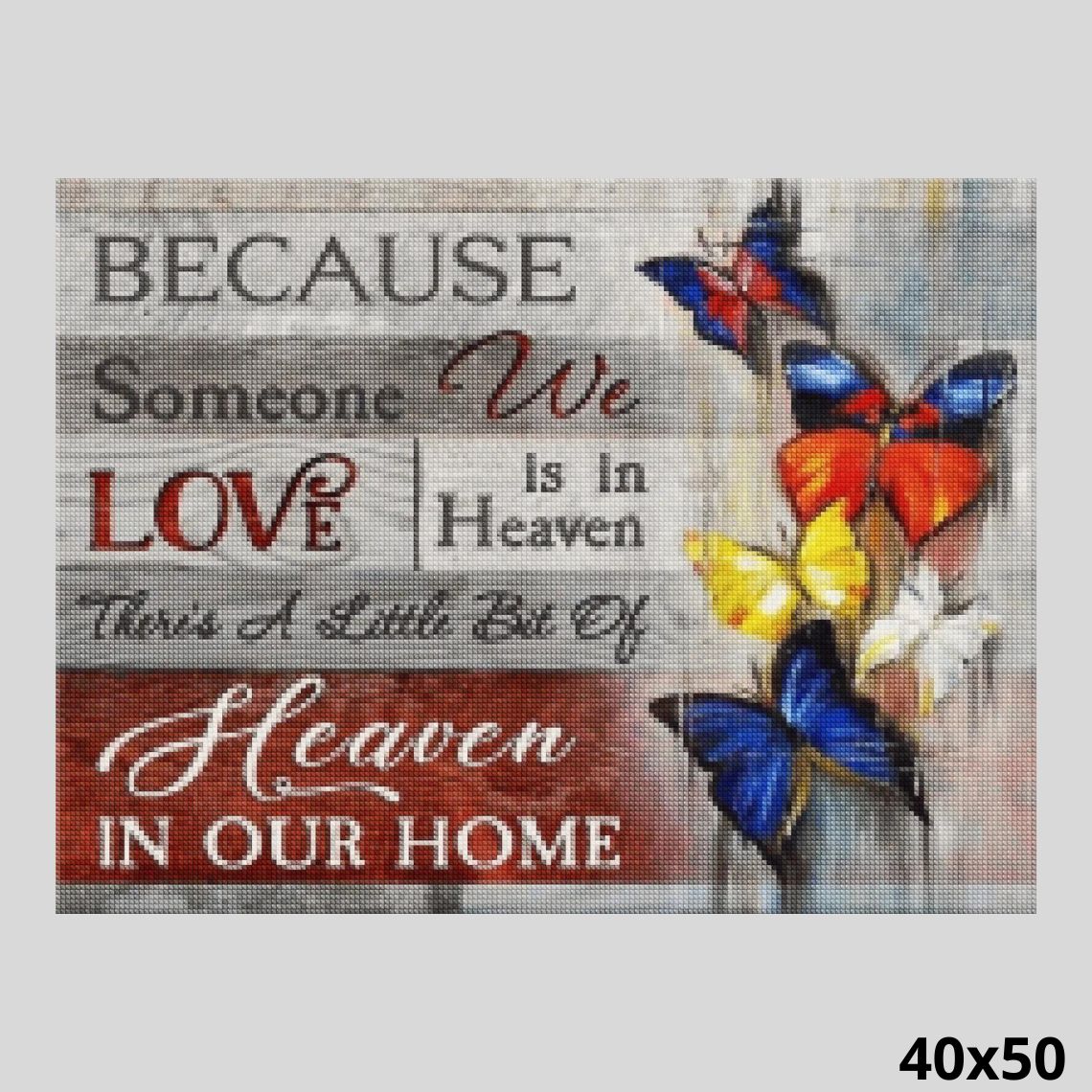 Someone in Heaven 40x50 - Diamond Art World