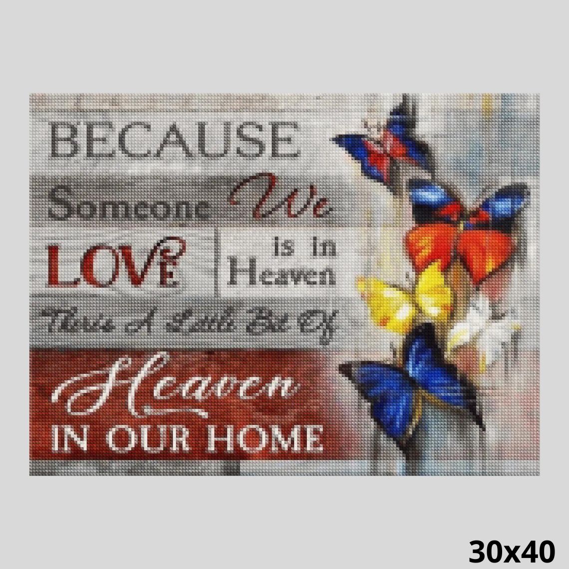 Someone in Heaven 30x40 - Diamond Art World