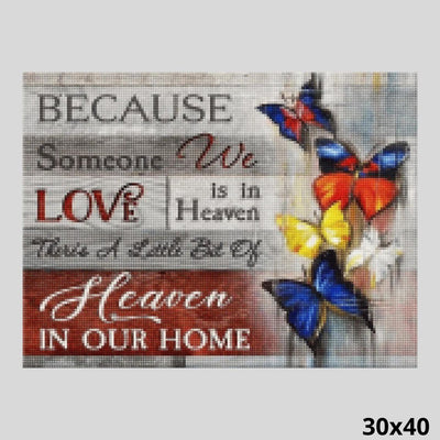 Someone in Heaven 30x40 - Diamond Art World