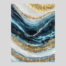 Load image into Gallery viewer, Stone Veins of Gold - Diamond Painting
