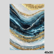 Load image into Gallery viewer, Stone Veins of Gold 40x50 - Diamond Painting
