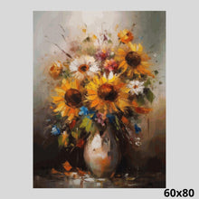Load image into Gallery viewer, Sunflower Arrangement 60x80 Diamond Painting
