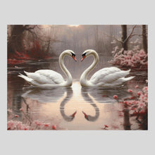 Load image into Gallery viewer, Swans Symbol of Love Diamond Art World

