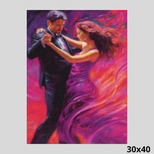 Load image into Gallery viewer, Tango in Violet 30x40 Diamond Painting
