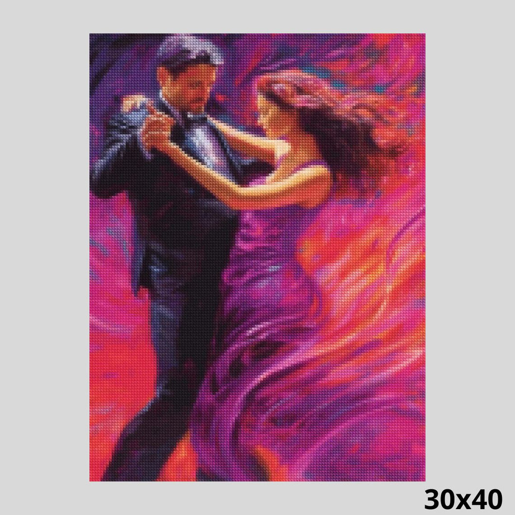Tango in Violet 30x40 Diamond Painting