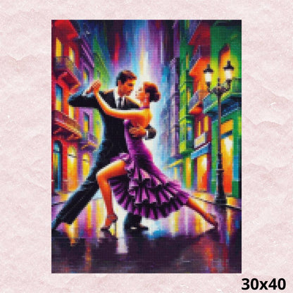 Tango in Violet 30x40 - Diamond Painting