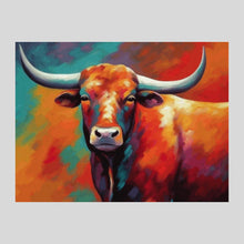 Load image into Gallery viewer, Texas Longhorn Diamond Painting
