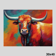 Load image into Gallery viewer, Texas Longhorn 30x40 Diamond Painting
