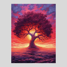 Load image into Gallery viewer, Tree of Life Red Cloud - Diamond Painting
