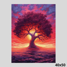 Load image into Gallery viewer, Tree of Life Red Cloud 40x50 - Diamond Painting

