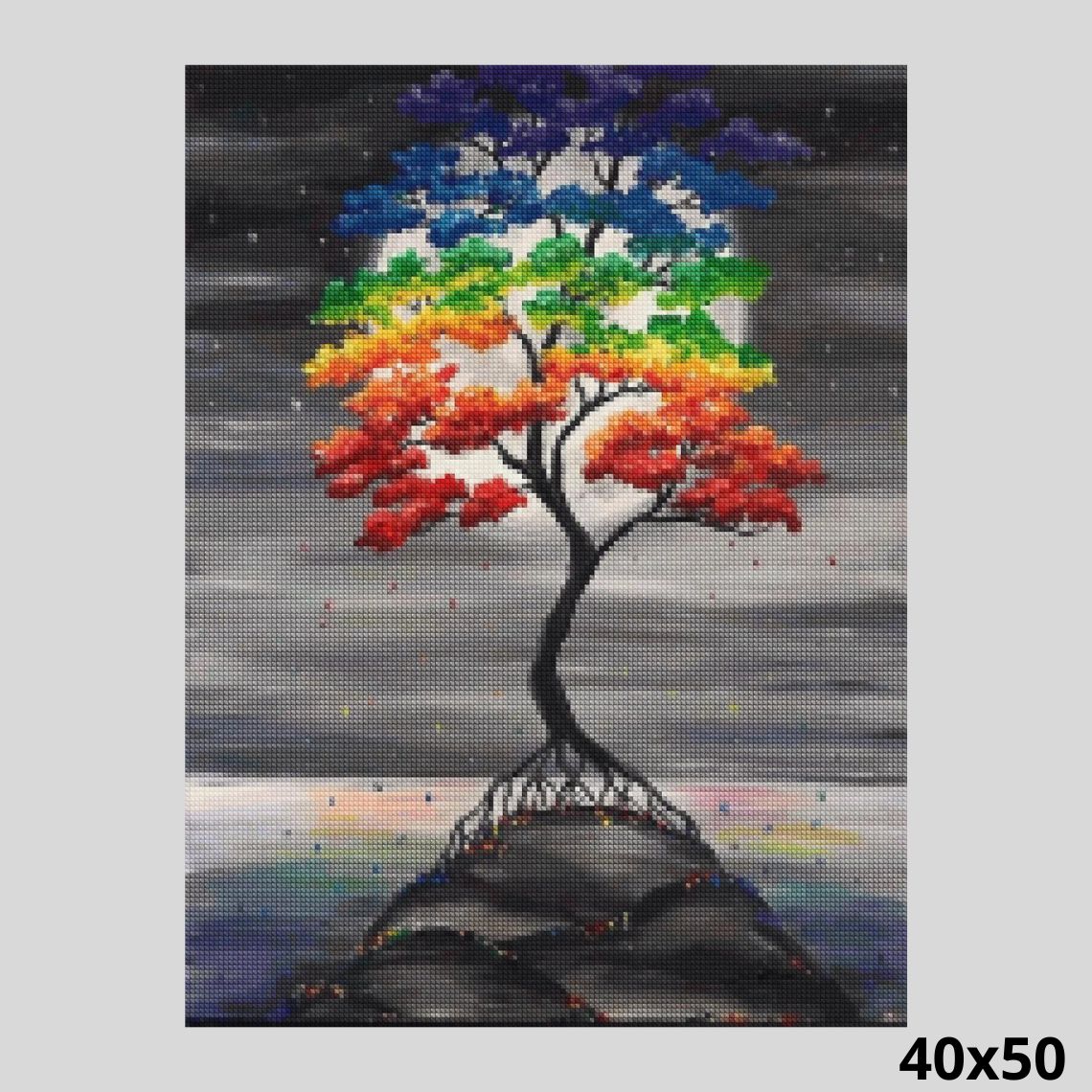 Tree on Top 40x50 - Diamond Painting
