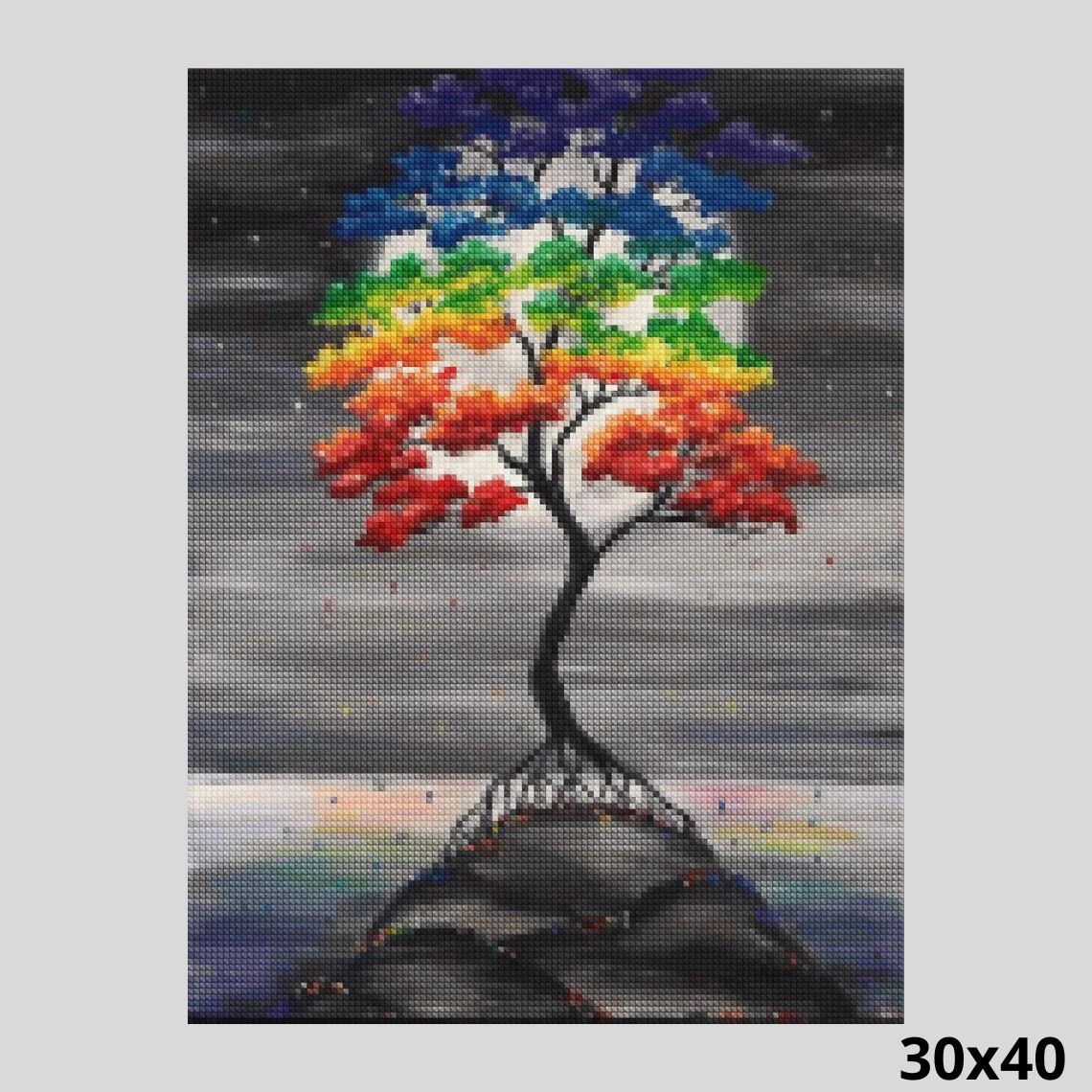Tree on Top 30x40 - Diamond Painting
