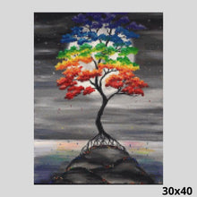 Load image into Gallery viewer, Tree on Top 30x40 - Diamond Painting
