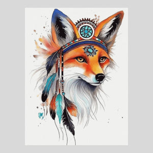 Tribal Fox - Diamond Art World