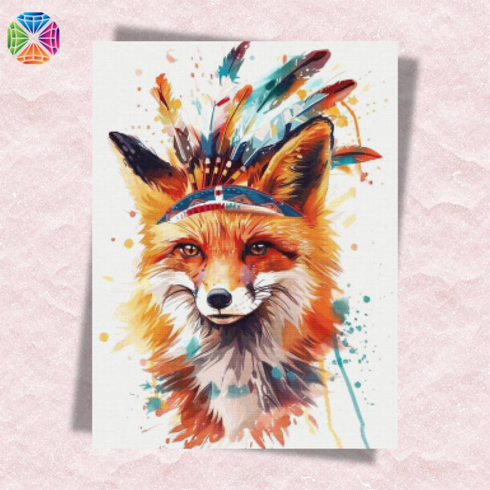 Tribal Fox - Diamond Painting