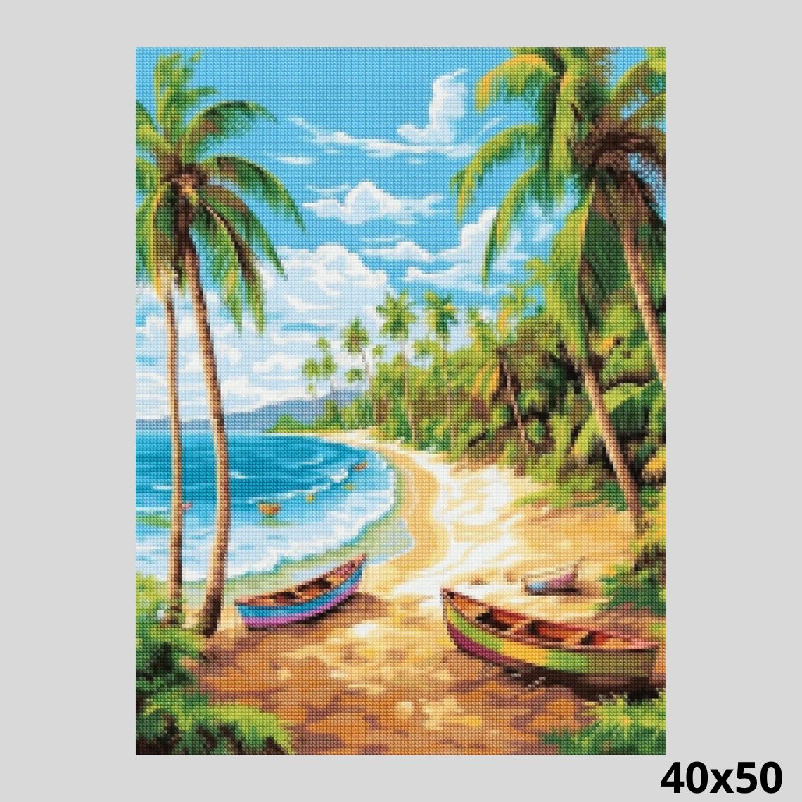 Tropical Island 40x50 Diamond Painting