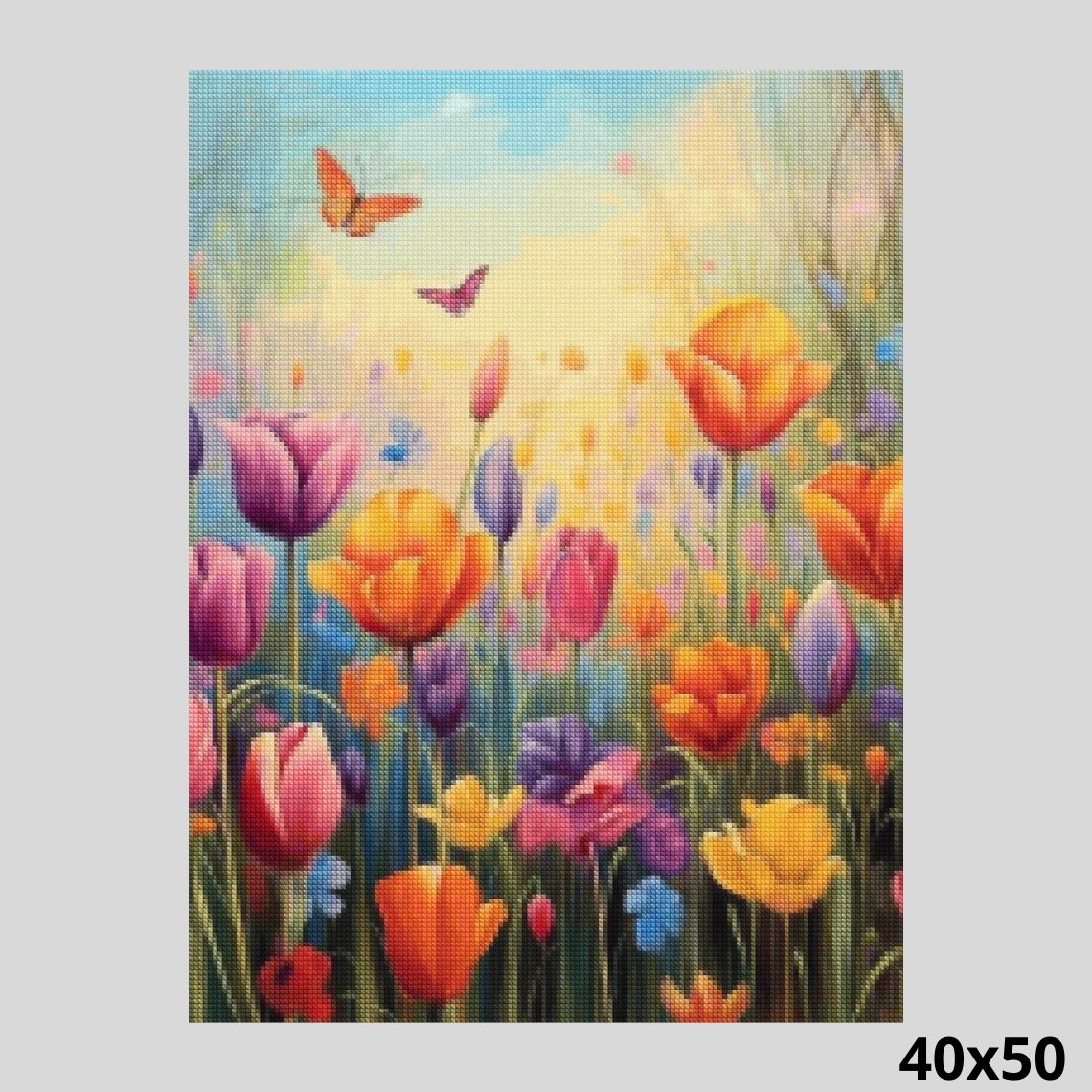 Tulips Garden 40x50 - Diamond Painting