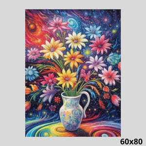 Vase Full of Flowers 60x80 - Diamond Art World