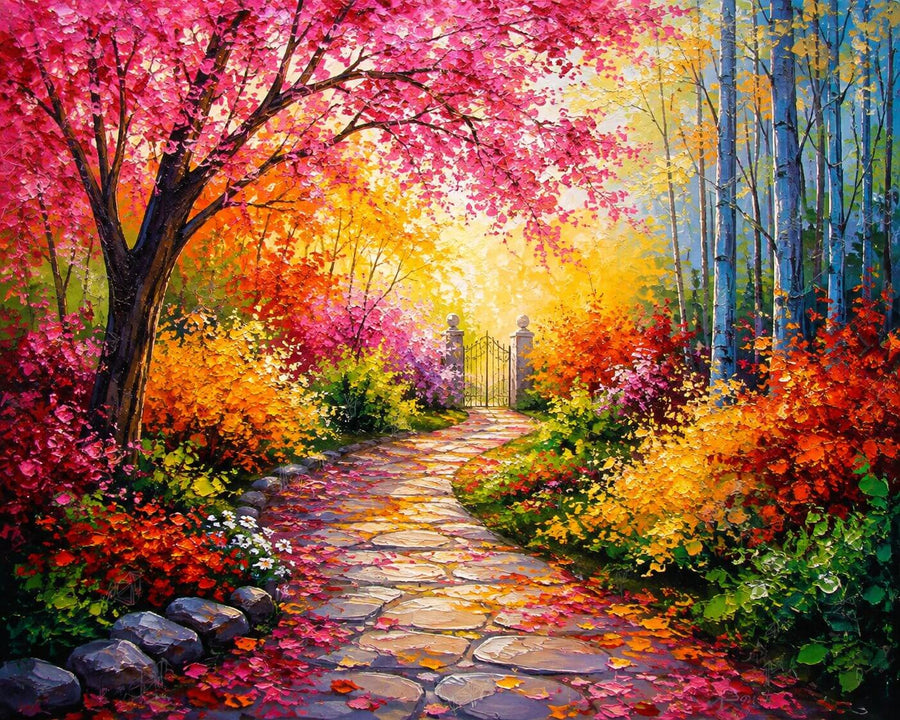Walk in Park – Diamond Painting