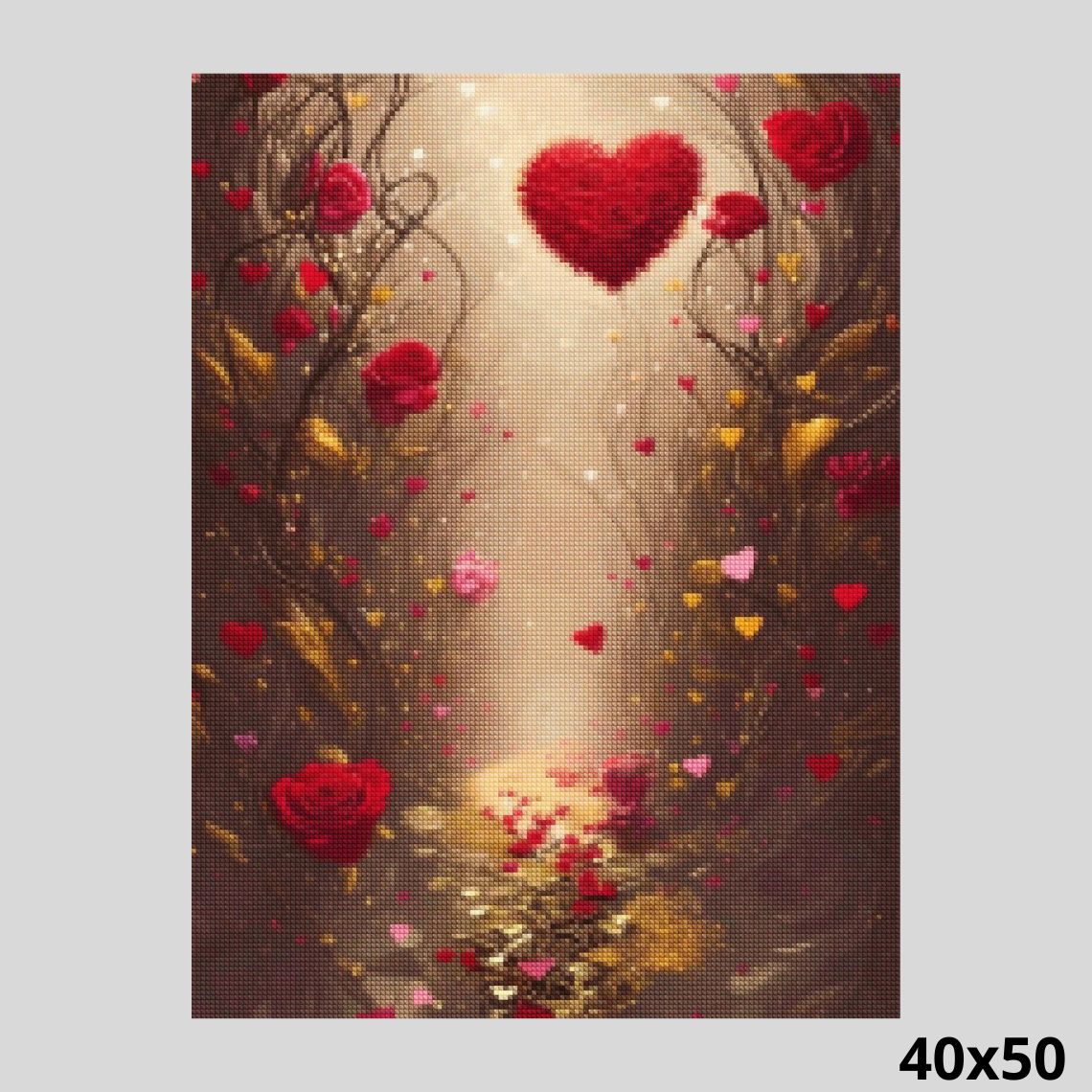 Walking the Path of Love 40x50 - Diamond Painting