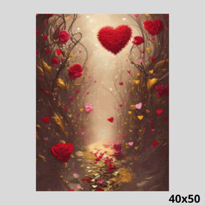 Walking the Path of Love 40x50 - Diamond Painting