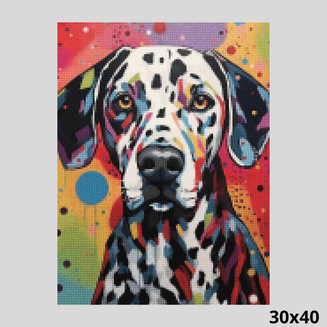 Whimsical Dalmatian 30x40 - Diamond Painting