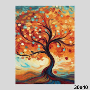 Whirl of Leaves 30x40 - Diamond Art World