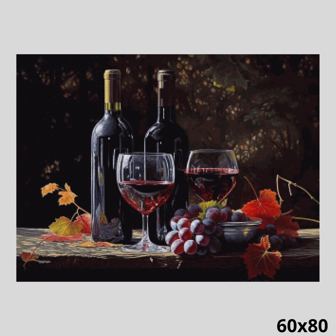 Wine Bottle 60X80 Diamond Art World