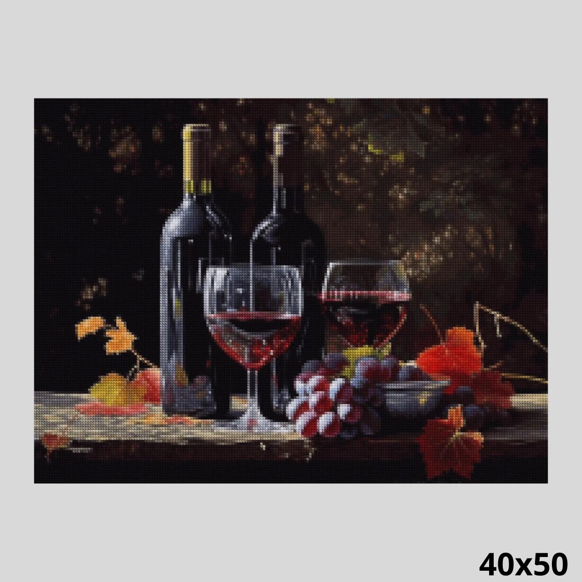 Wine Bottle 40x50 Diamond Art World