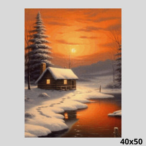 Winter Sunset 40x50 - Diamond Art World