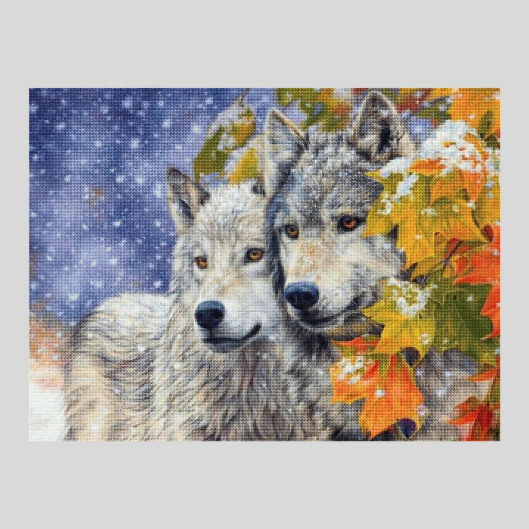 Wolf Couple - Diamond Painting