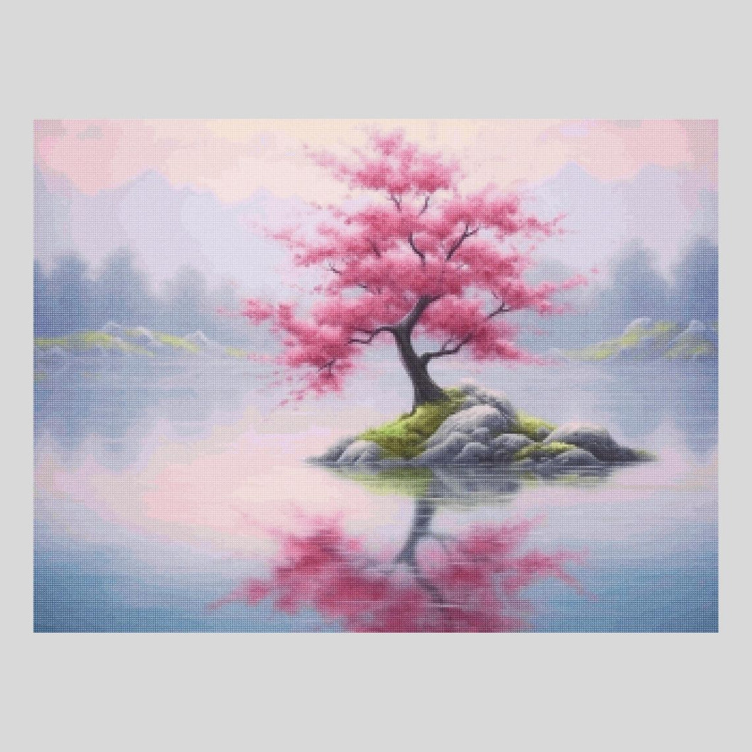 Wonderful Blooming Cherry Tree - Diamond Art