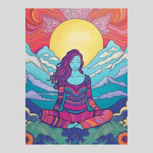 Load image into Gallery viewer, Yoga Girl Meditation Diamond Painting
