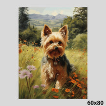 Load image into Gallery viewer, Yorkie in Meadow 60x80 - Diamond Painting
