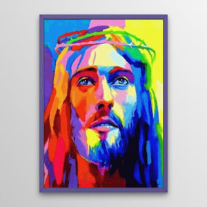 Abstract Jesus Christ Diamond Painting