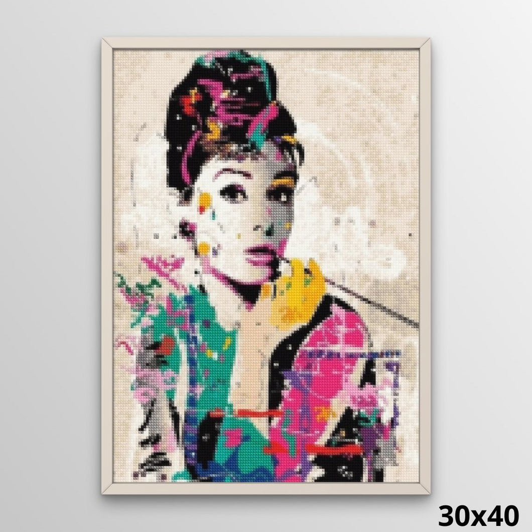 Audrey Hepburn 30x40 Diamond Art World