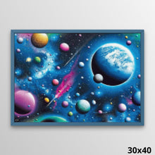Load image into Gallery viewer, Blue Universe 30x40 Diamond Painting
