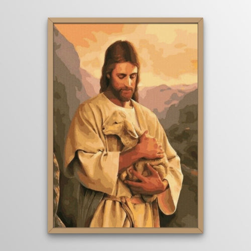 Christ with Lamb Diamond Painting