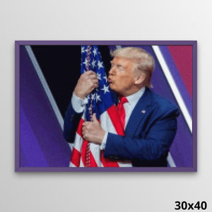 Donald Trump 30x40 Diamond Painting