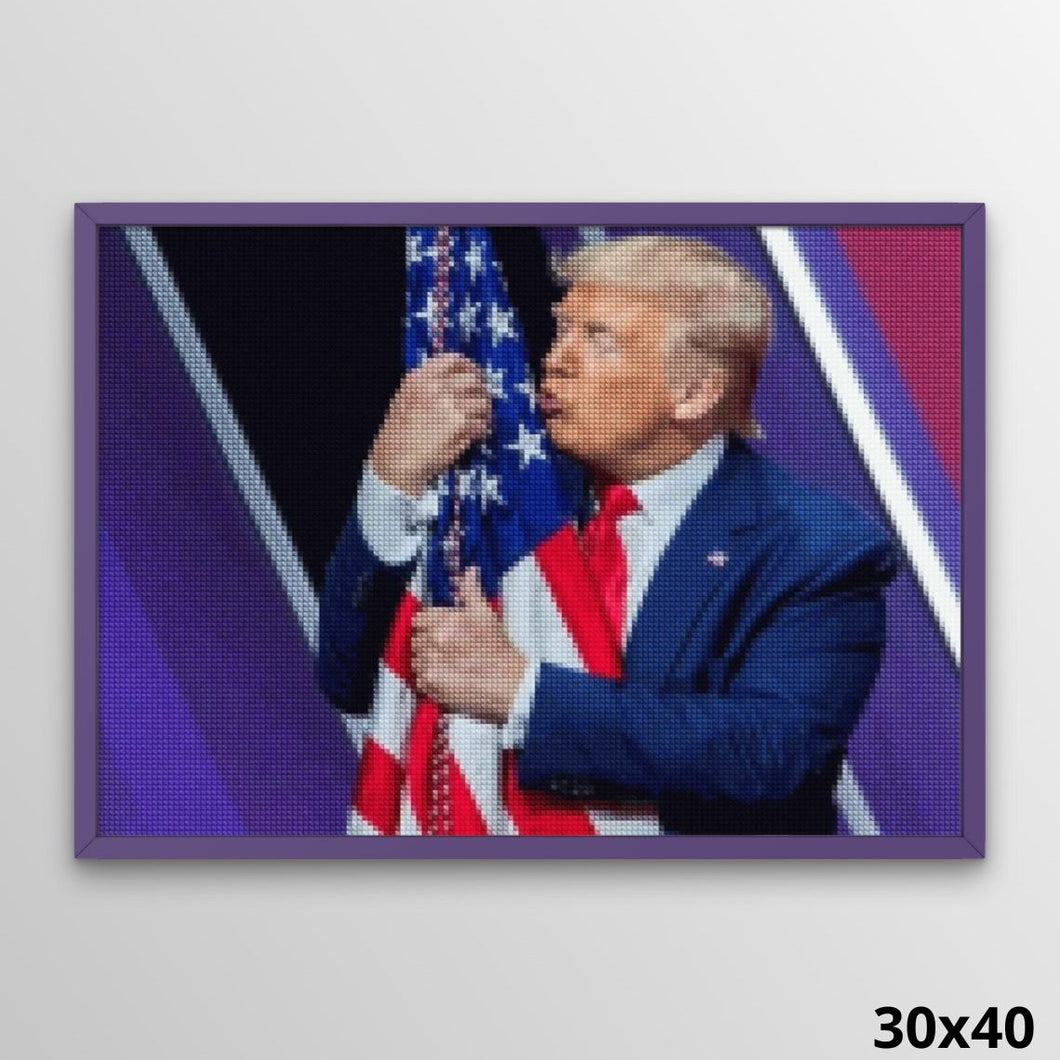 Donald Trump 30x40 Diamond Painting