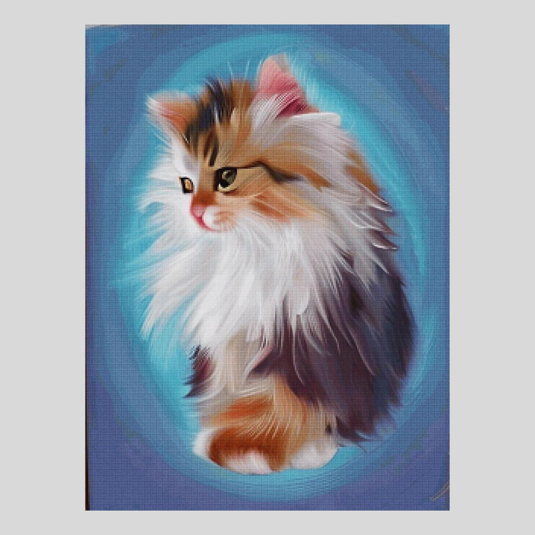 Fluffy Cat Diamond Painting