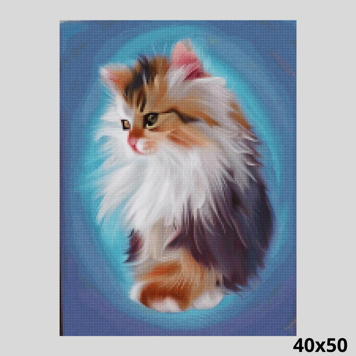 Fluffy Cat 40x50 Diamond Painting