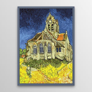 Gogh Church at Auvers Diamond Art