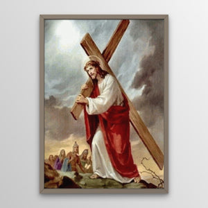 Jesus Carrying Cross Diamond Painting
