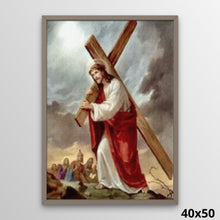 Load image into Gallery viewer, Jesus Carrying Cross 40x50 Diamond Painting
